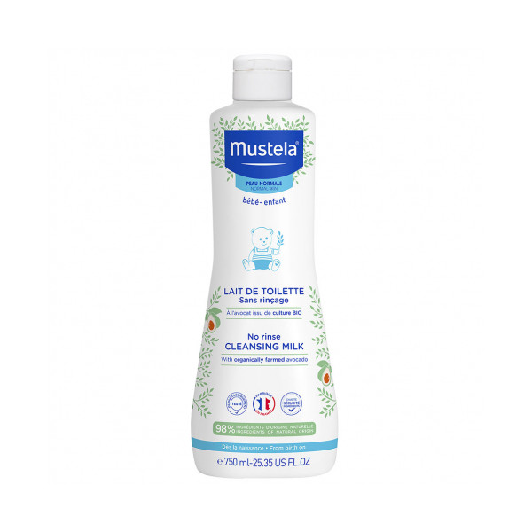 No-Rinse Body Lotion - Face and Seat - Mustela - 750 ml
