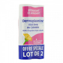 Dermoplasmine - Moisturizing & Soothing - Calendula Lip Sticks - Boiron - 2 Sticks