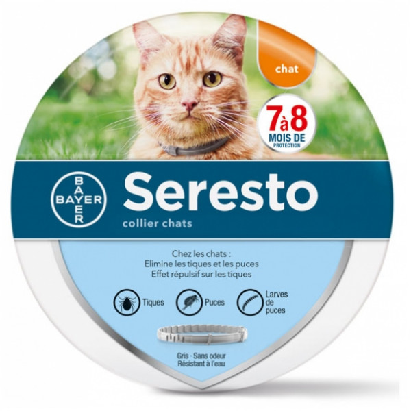 Seresto Cat Anti-Flea Collar, Bayer, 8 Months Protection