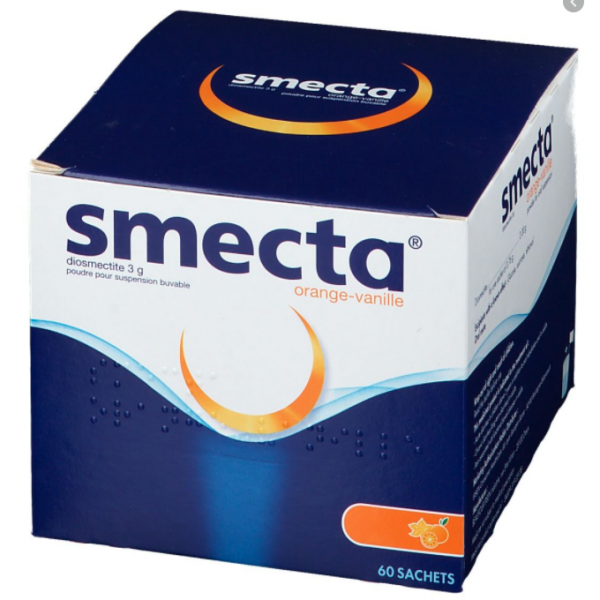 Smecta Diosmectite 3g, Diarrhoea - 60 packets