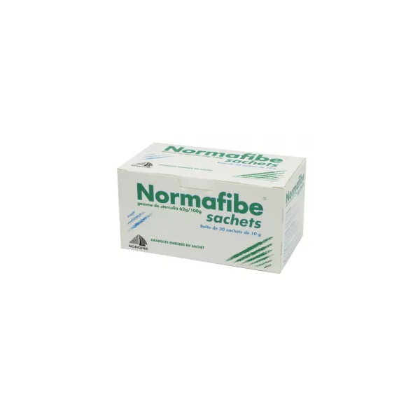 Normafibe, Constipation, 62g/100g, pack of 30 single-dose sachets of 10g