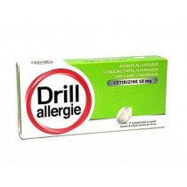 Drill allergie cétirizine 10 mg, 7 comprimés