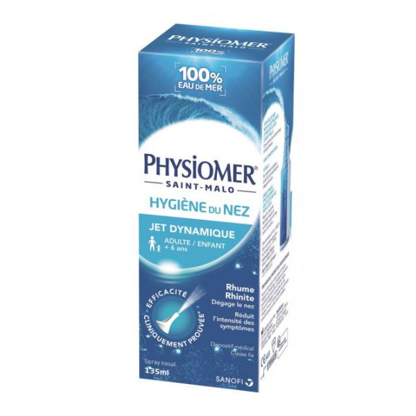 Physiomer Nasal Sea Water Spray for Children and Adults , Dynamic Spray, As  From 6 years old, 135 ml
