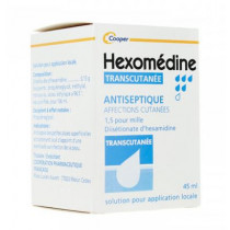 Hexomedine Transcutanée, Solution pour Application Locale, 45 ml
