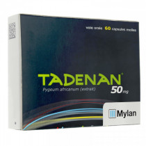 Tadenan 50 mg - Hypertrophie de la Prostate - 60 Capsules Molles
