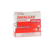 Dafalgan Paracetamol 1000 mg – pain and fever relief – Pack of 8 Capsules