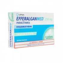 Efferalganmed 250 mg - Enfants 13 à 50 kg - 12 Comprimés Dispersibles