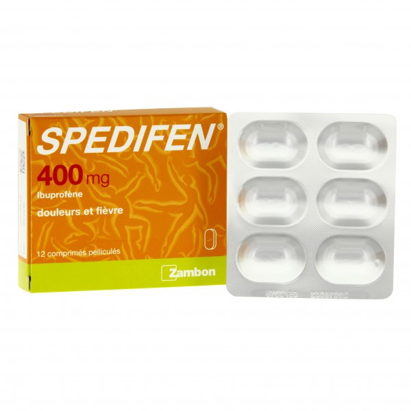 Spedifen 400mg, Douleurs et fièvres, 12 Comprimés, Ibuprofène
