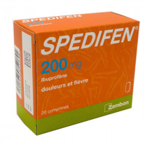 Spedifen 200mg Ibuprofène, Douleurs Fiêvre, 20 Comprmés