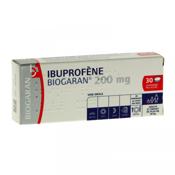 Ibuprofen 200 mg Biogaran - 30 Tablets