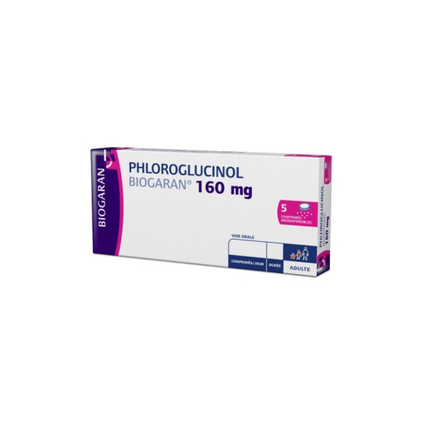 Phloroglucinol 160 mg Biogaran - 5 Orodispersible Tablets