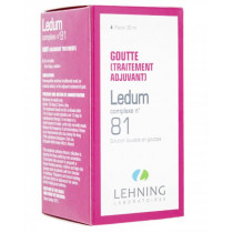Ledum - Complex N°81 - Rheumatic Diseases - Lehning - 30 ml