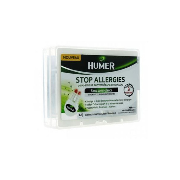 Stop Allergies Humer intranasal phototherapy device