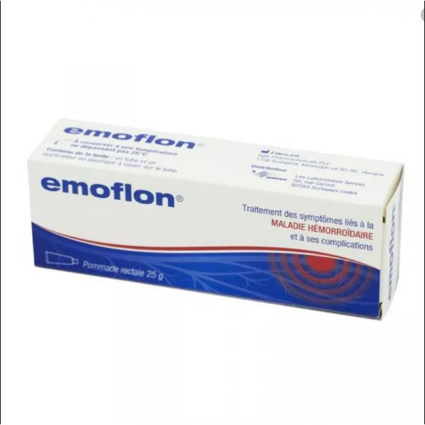 Emoflon - Maladie Hémorroïdaire - Pommade Rectale 25 g