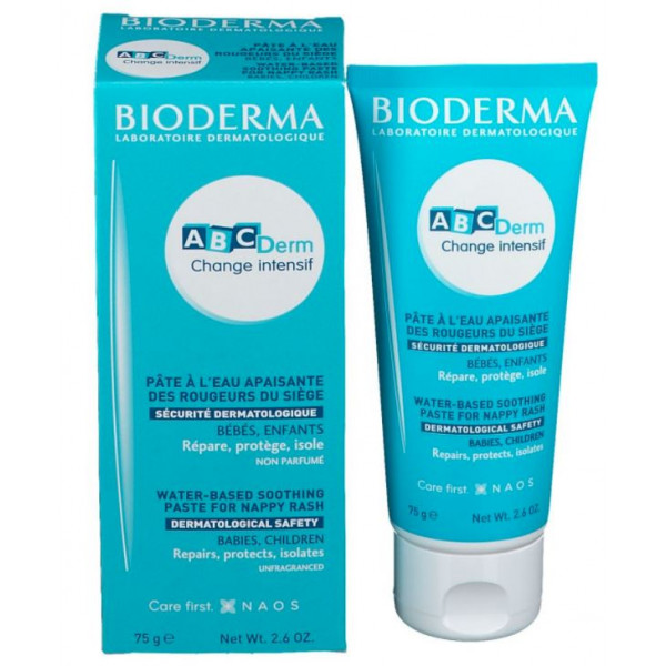 Abcderm Change Intensif Pate A L Eau Apaisante Tube De 75 G