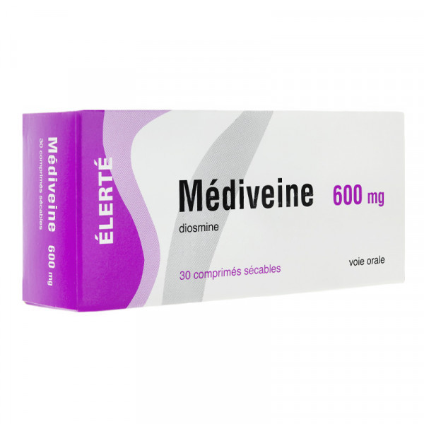 Médiveine 600mg Diosmin - 30 tablets