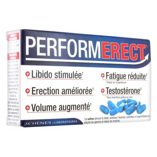 PerformErect - Erectile Dysfunction - 3 Chênes - Box Of 4