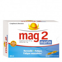 Mag 2 Marin - 300 mg Magnesium - Ampoules, Box of 30