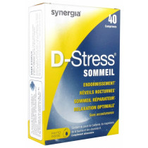 D-stress Sommeil - Synergia - 40 Comprimés