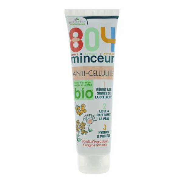 804 Minceur - anti-cellulite bio - 3 chênes - tube 150ml