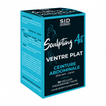 Ventre Plat - Ceinture Abdominale - S.I.D. Nutrition - Sculpting Act - 90 Comprimés