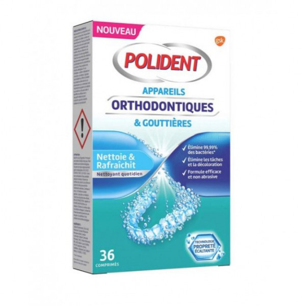 Polident Orthodontics Appliances and trays 36 tablets