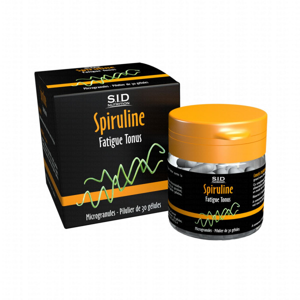 Fatigue Tone - Spirulina - S.I.D. Nutrition  - 30 Tablets