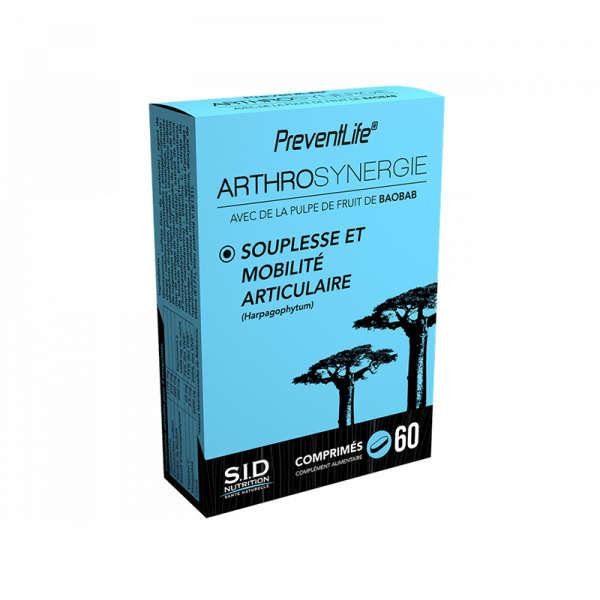 ArthroSynergie - PreventLife - S.I.D. Nutrition - 60 Comprimés