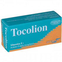 Tocolion - Acétate d'Alpha Tocophérol - Carence Vitamine E - 30 Capsules