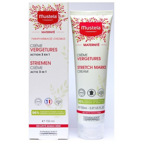 Mustela Maternity Stretch Mark Cream, 3 in 1 action, 150ml