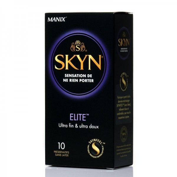 Elite - Ultra Fine and Ultra Soft - Skyn Condoms - Manix - Box of 10