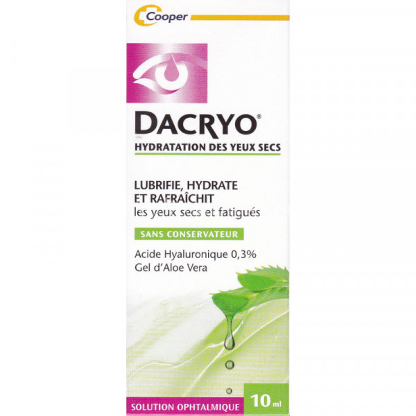 Dry Eye Moisturizer - Lubricates, Moisturizes and Refreshes - Dacryo - 10ml