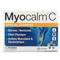 Myocalm C - Spécial Crampes - 3 Chênes - 30 Comprimés
