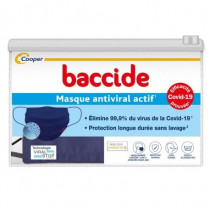 Masque Antiviral Actif - Baccide - 1 Masque Lavable