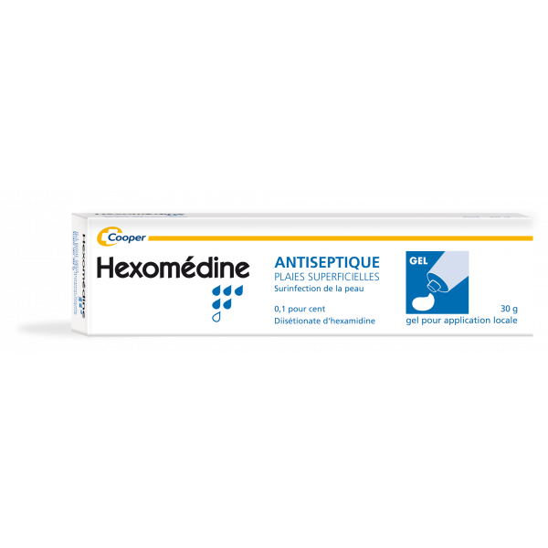 Antiseptic - Superficial Wounds - Hexomedine - Cooper - 30g