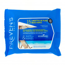 Beach Wipes - Desalting & Refreshing - Preven's - 15 Wipes