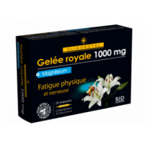 Royal Jelly - 1000mg - Oligoroyal - Magnesium - S.I.D. Nutrition - 20 Ampoules of 10ml