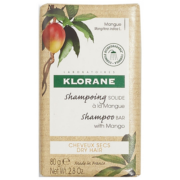 Solid Shampoo With Mango Dry Hair Klorane 80g