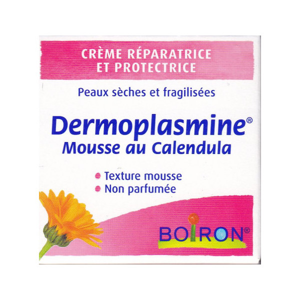 Dermoplasmine - Crème Réparatrice - Mousse au Calendula - Boiron - 20g