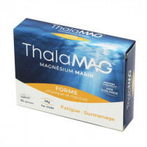 Thalamag Magnésium Marin - Fer/VitB9 - Complement Alimentaire, Boite de 30 Gélules