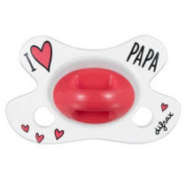 Natural Pacifier - I Love Papa - Difrax - Pre-Matured