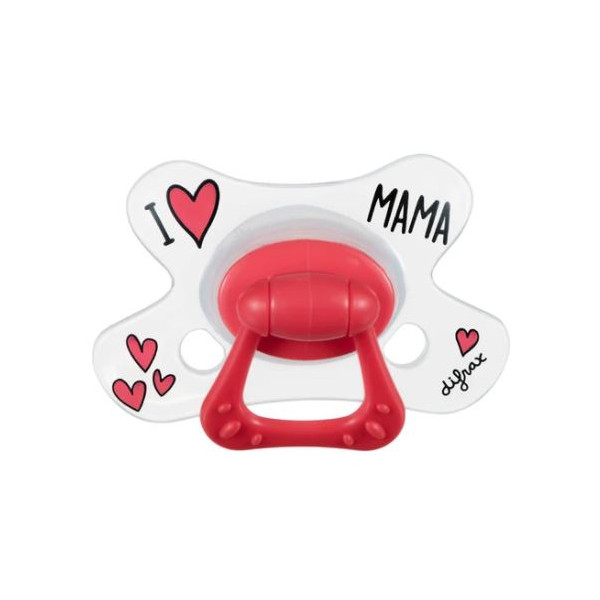 Pacifier Natural - I Love Mama - Difrax - +6 Months