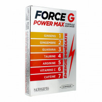 Force G Power Max - 10 ampoules - Nutrisanté