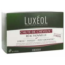 Luxéol Chute De Cheveux Réactionnelle - Stress, Fatigue, Post Grossesse - 90 Capsules
