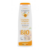 Alphanova Kids - Organic 3 in 1 Cleansing Gel - Peach - 250 ml