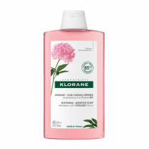 Shampoo with Chinese Peony, Soothing and Anti-Irritant, Irritated Scalp, Itching - Klorane - 400 ml