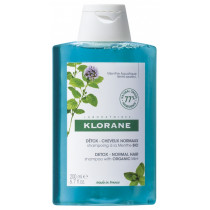 Shampooing à la Menthe - Anti-pollution - Détox - Cheveux Normaux - Klorane - 200 ml