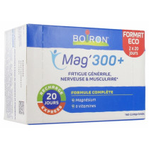 Mag'300+ - Fatigue Et Stress -  Boiron Bioptimum - 160 Comprimes
