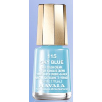 Nail Polish - Sky Blue - n ° 115 - Mavala - 5 ml