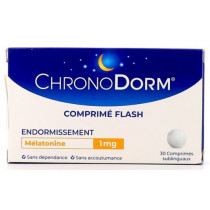 ChronoDorm Melatonin 1mg, 30 Sublingual Tablets